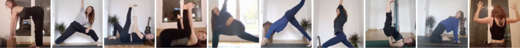 Variété des postures et diversité des approches du yoga.